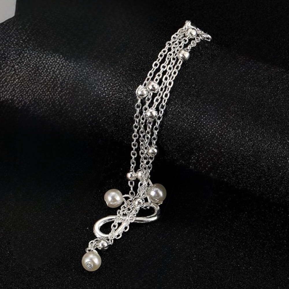 Silver Chain Anklet/Bracelet Charm Gift Beach
Adjustable Boho Dainty